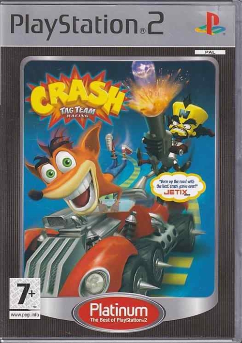 Crash Tag Team Racing - Platinum - PS2 (B Grade) (Used) (eng)